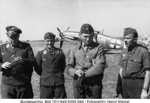 Reichsgebiet, Gerhard Barkhorn, Flugzeug Me 109