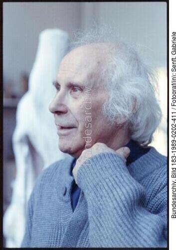 Berlin, Theo Balden im Atelier