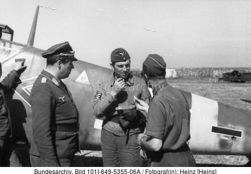 Reichsgebiet, Gerhard Barkhorn, Flugzeug Me 109
