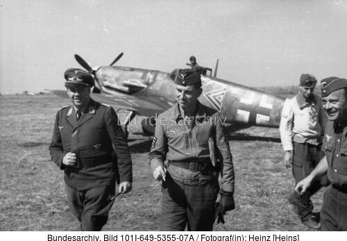 Reichsgebiet, Gerhard Barkhorn, Flugzeug Me 109