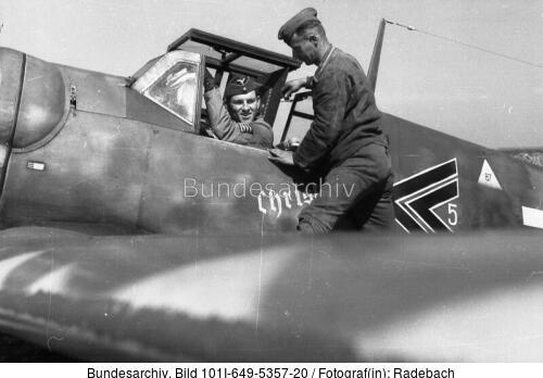 Reichsgebiet, Gerhard Barkhorn, Flugzeug Me 109
