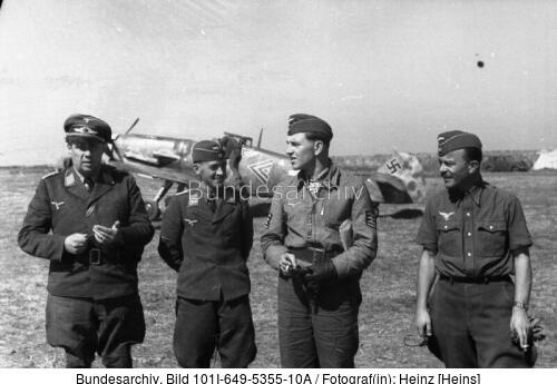 Reichsgebiet, Gerhard Barkhorn, Flugzeug Me 109