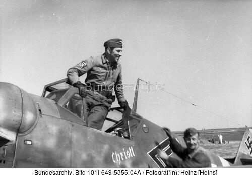 Reichsgebiet, Gerhard Barkhorn, Flugzeug Me 109