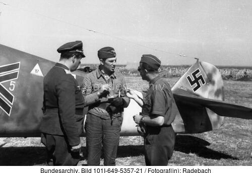 Reichsgebiet, Gerhard Barkhorn, Flugzeug Me 109