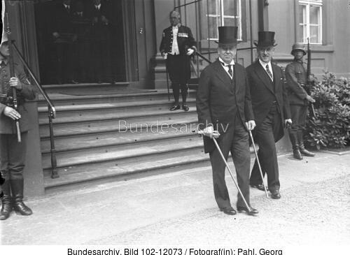 Berlin, Henry Stimson und Frederic Mosley Sackett