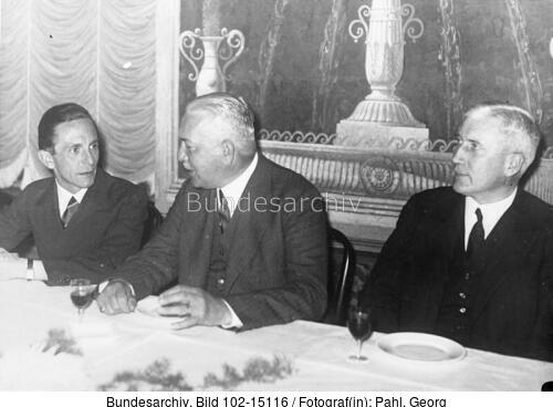 Berlin, Goebbels, v. Neurath, v. Bülow