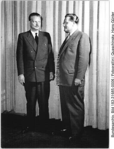 Boleslaw Piasecki und Gerald Götting