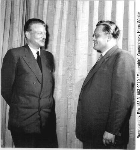 Boleslaw Piasecki und Gerald Götting