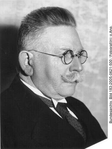 Reichsminister Alfred Hugenberg