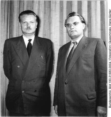 Boleslaw Piasecki und Gerald Götting