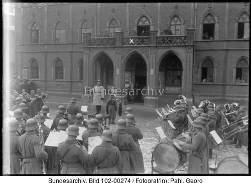 Weimar, Begrüßung Hans v. Seeckt
