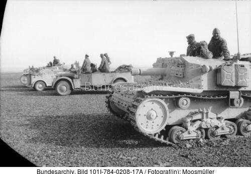Nordafrika, Erwin Rommel bei italienischen Truppen