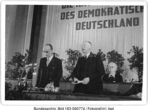 Berlin, DDR-Gründung, Lobedanz, Dieckmann