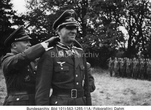 Südfrankreich, RK-Verleihung v. d. Schulenburg