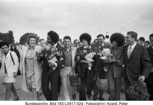 Berlin, Besuch Angela Davis, Abreise