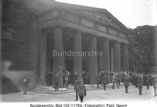 Berlin, Preussisches Ehrenmal, Einweihung