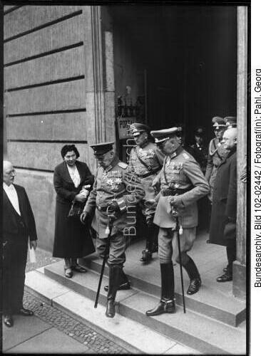 Paul und Oskar v. Hindenburg