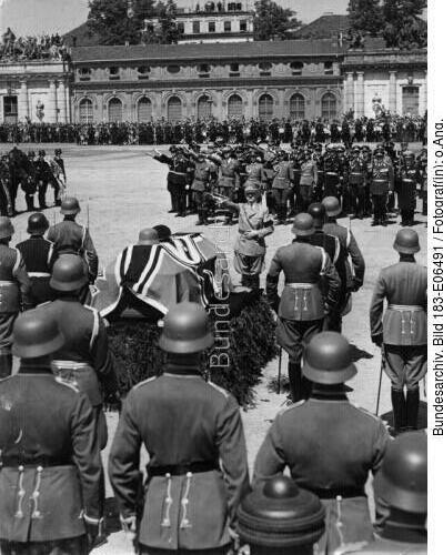 Potsdam, Staatsakt für Friedrich v.d. Schulenburg