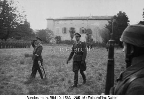 Südfrankreich, RK-Verleihung v. d. Schulenburg