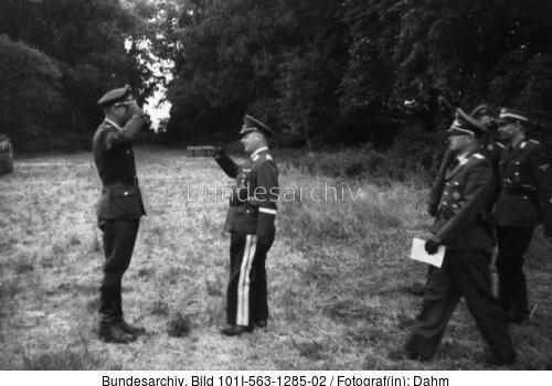 Südfrankreich, RK-Verleihung v. d. Schulenburg