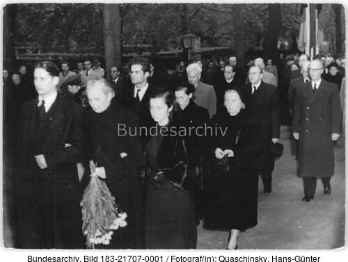 Trauerfeier für Friedrich Wolf