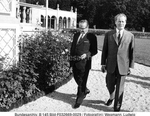 Bonn, Brandt mit Staatspräsident Tito