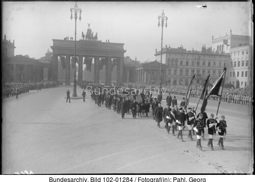 Berlin, Trauerzug für Gustav Stresemann