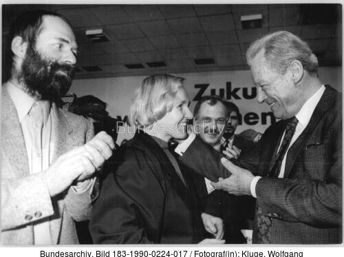 Leipzig, SPD-Parteitag, Meckel, Barbe, Böhme, Brandt