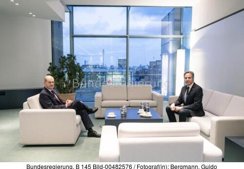 Amerikanischer Außenminister Antony Blinken in Berlin 2022