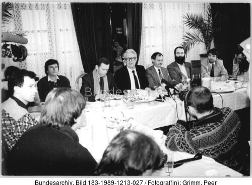 Berlin, Gespräch SDP - SPD
