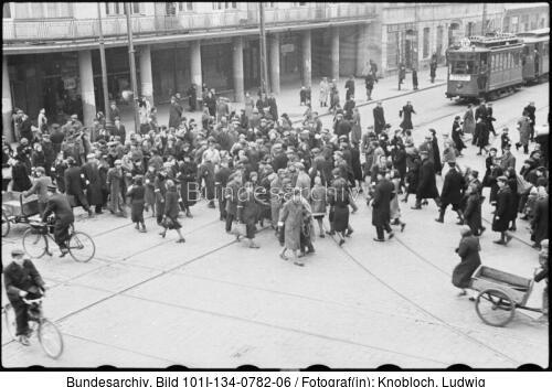 Polen, Ghetto Warschau, Straßenszene
