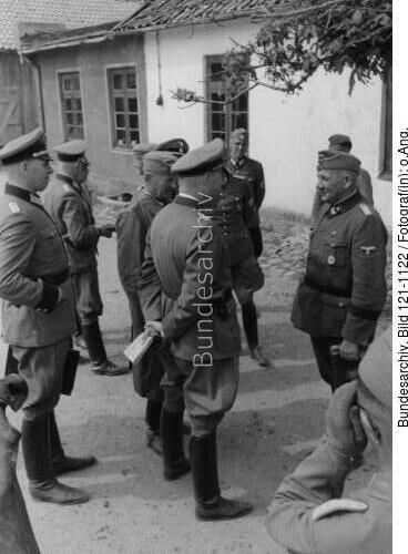 Ostfront, Besuch Kurt Daluege