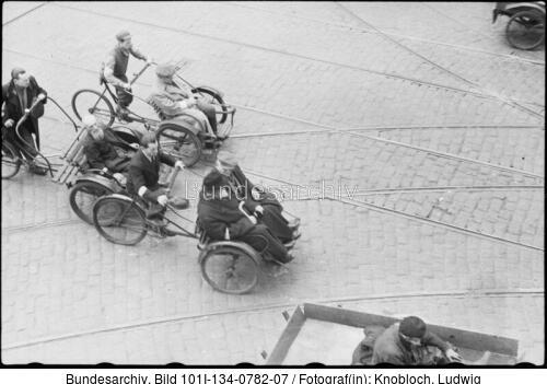 Polen, Ghetto Warschau, Straßenszene