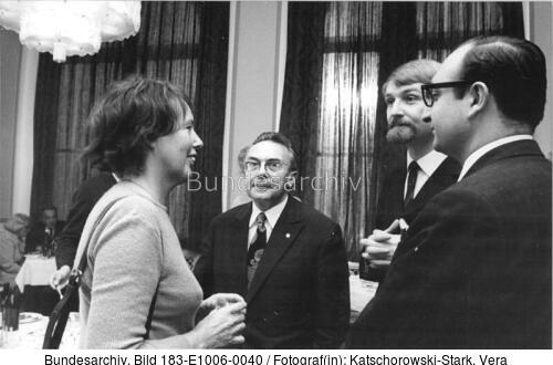 Berlin, Empfang von Künstlern bei Kurt Bork