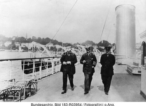 Kiel, Kaiser Wilhelm II., v. Bülow, v. Valentini
