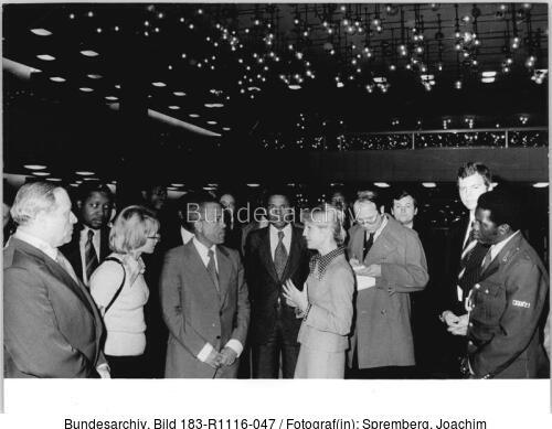 Berlin, Palast der Republik, Besuch Cabral