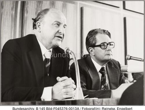 Bonn, Pressekonferenz, Buback, Vogel