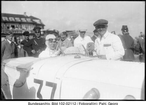 Berlin, Avus, Rudolf Caracciola mit Alfa Romeo