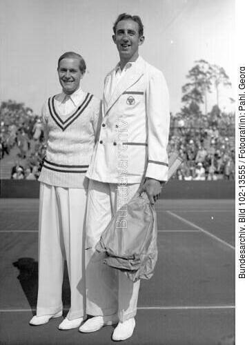 Berlin, Daviscup, Gottfried v. Cramm, C. S. Rogers