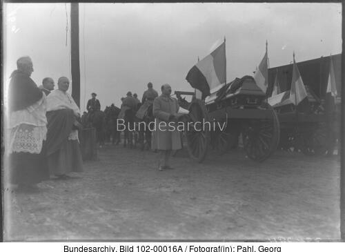 Gelsenkirchen-Buer, französische Trauerfeier