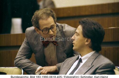 Konrad Weiß und Peter-Michael Diestel