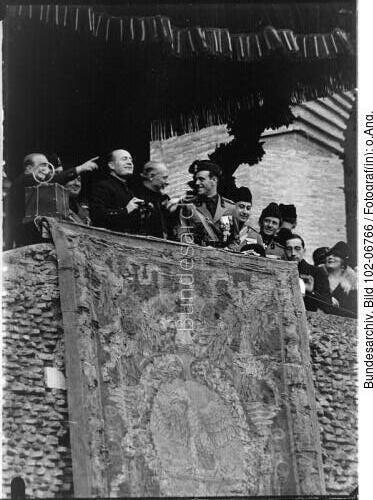Rom, Revolutionsfeier, Mussolini