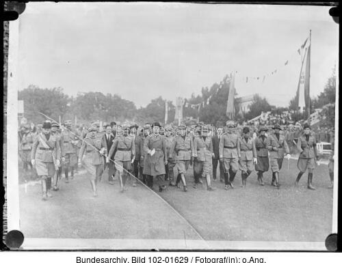 Rom, Sportfest der Nationalmiliz, Mussolini