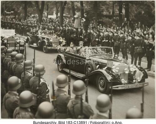Berlin, Besuch Mussolinis, Wehrmachtsparade