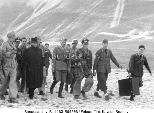 Gran Sasso, Mussolini, deutsche Fallschirmjäger
