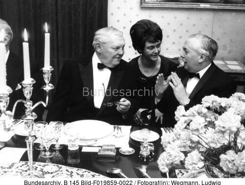 Staatsbesuch Harold Wilson; Ludwig Erhard