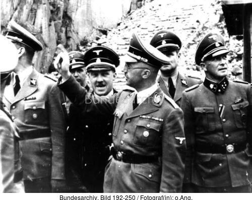 KZ Mauthausen, Besuch Heinrich Himmler, Steinbruch