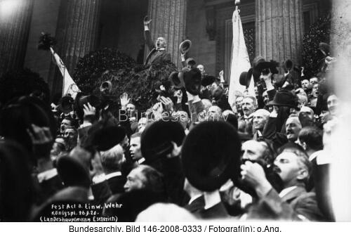 Königsplatz, Festakt der Einwohnerwehren
