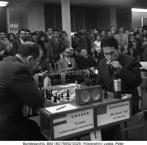 Leipzig, Schacholympiade, László Szabó, Michail Tal