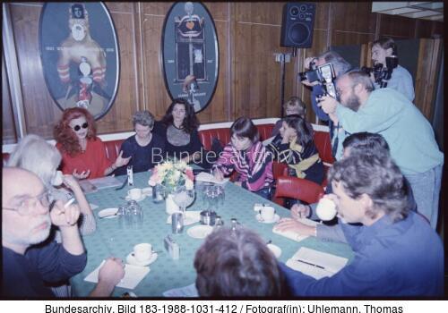 Berlin, Pressekonferenz, Milva